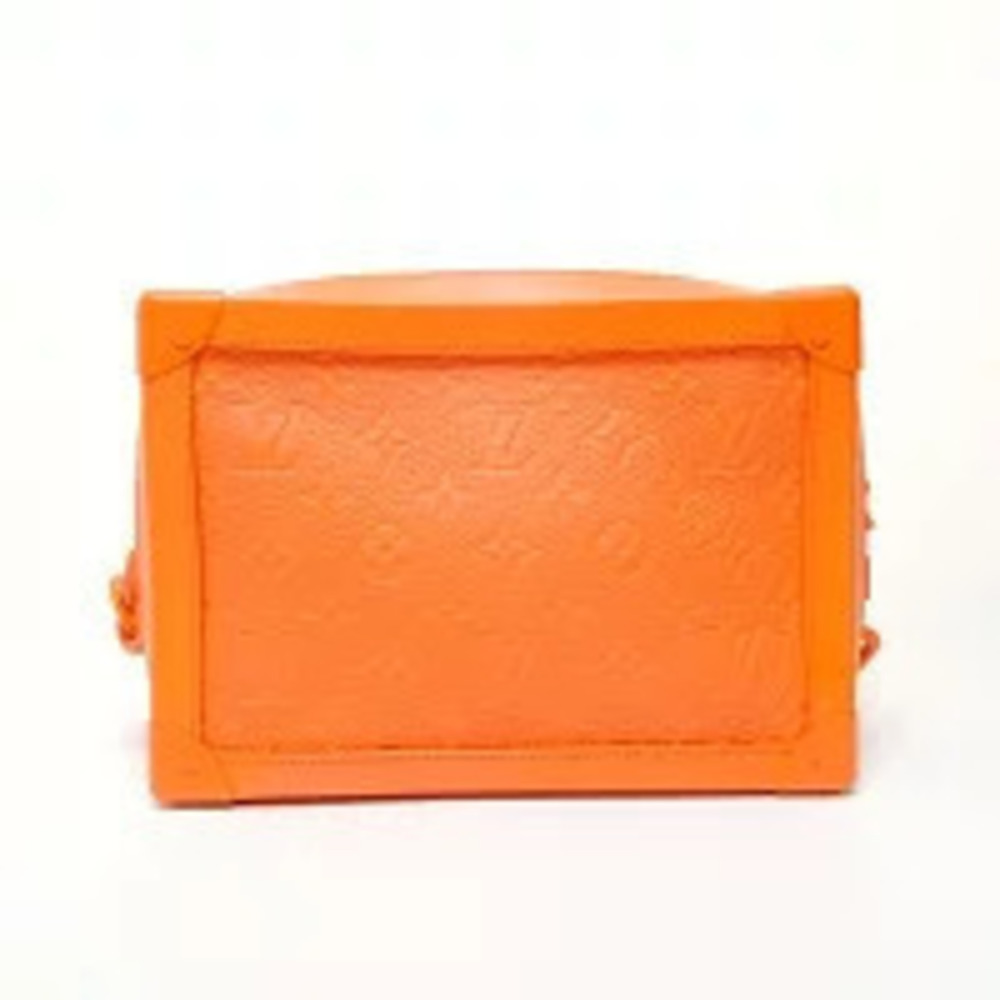 Louis Vuitton Handle Soft Trunk Monogram Shoulder Bag Orange